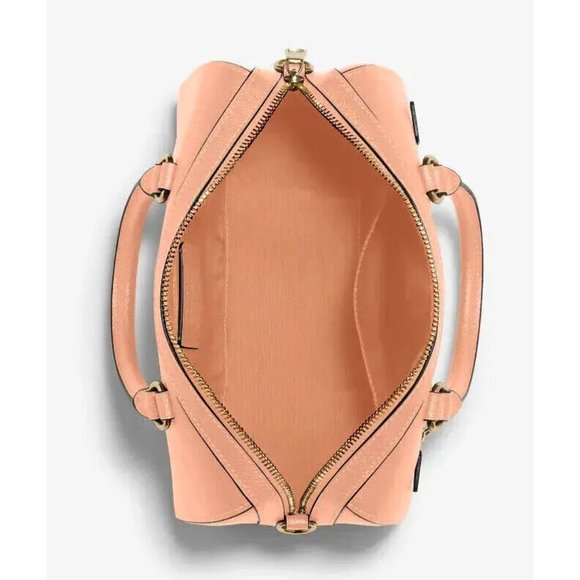 New Coach 79946 Rowan Satchel Crossgrain Leather Faded Blush - Picture 3 of 4